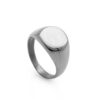 Silver signet ring
