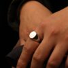 Silver signet ring - Imagen 2