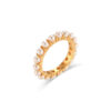 Mini pearls ring