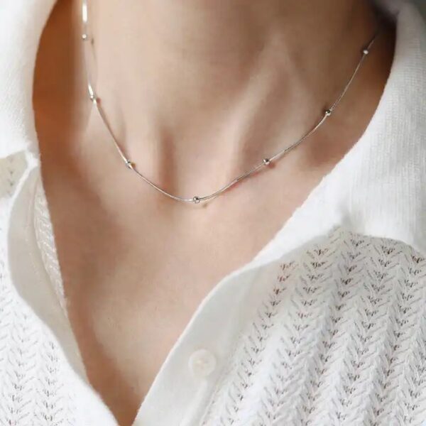 Silver molly necklace - Imagen 2
