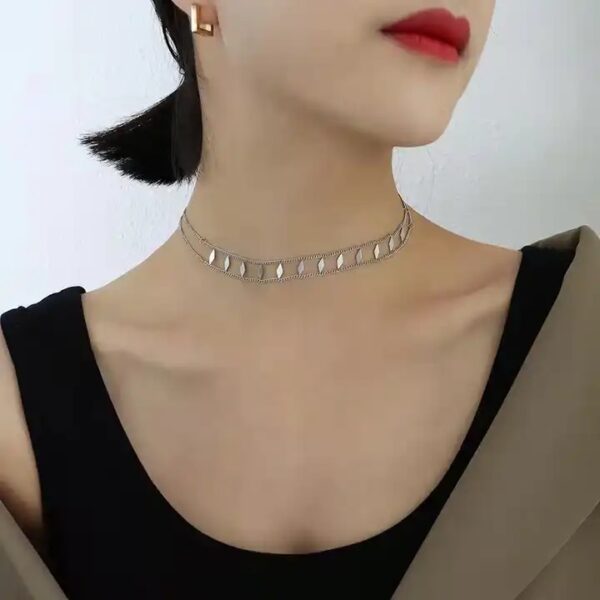 Silver stars choker - Imagen 2