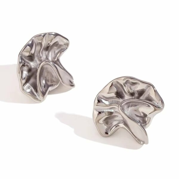Silver aiko earrings