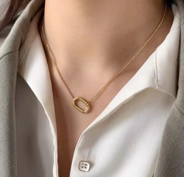 Oval necklace - Imagen 2