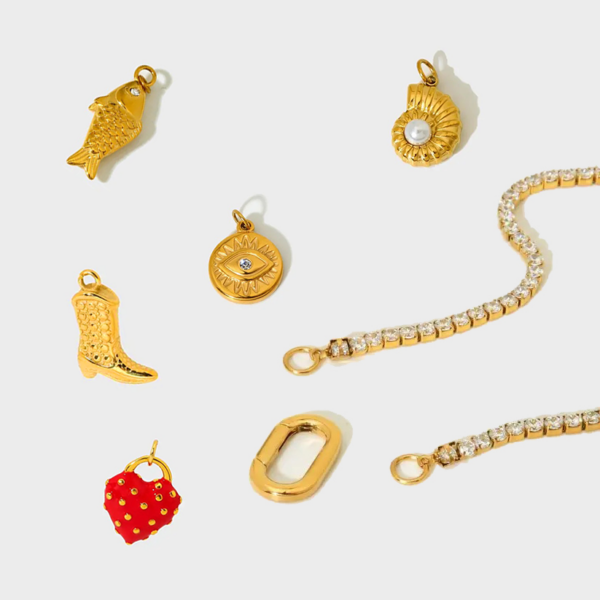 Tennis necklace for charms - Imagen 2