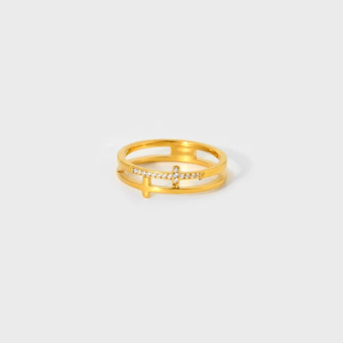 Double cross ring