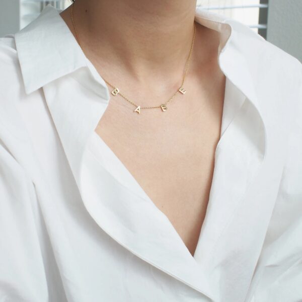 Collar Letras Sólidas - Imagen 2