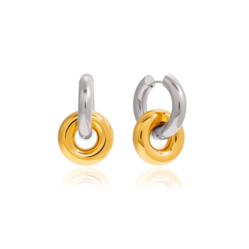 Gold and Silver hula hoops