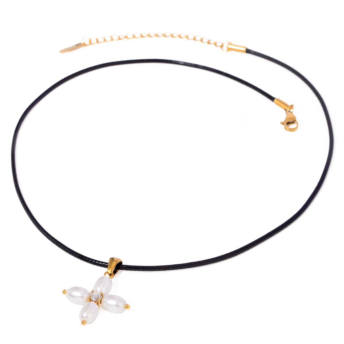 Pearl cross necklace