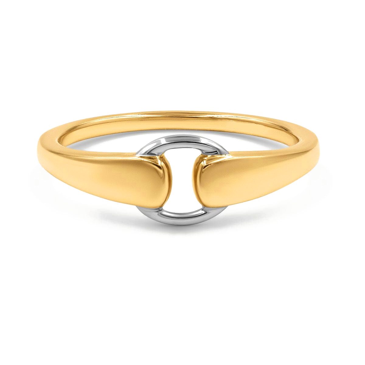 Two-Toned Buckle Ring