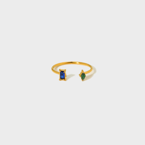 Asymmetric geometric ring
