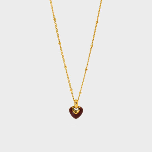 Burgundy heart