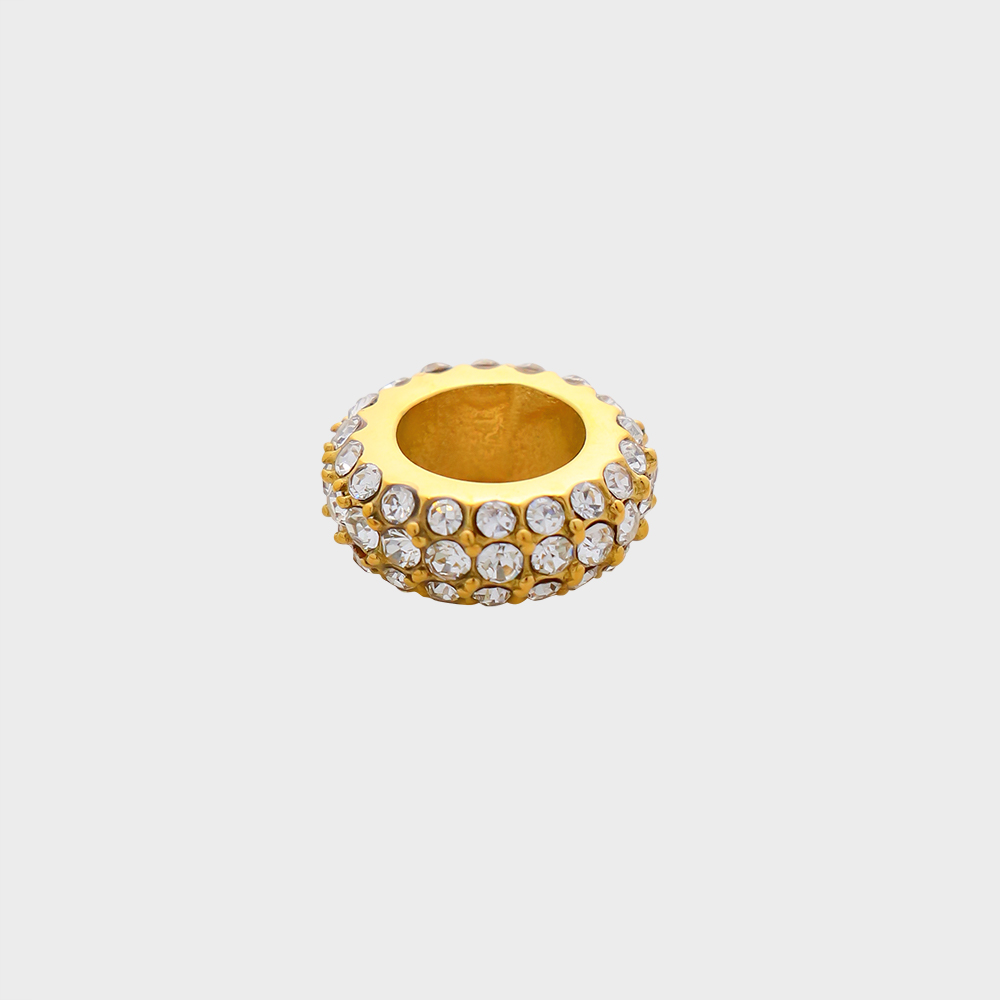 Pavé bead charm