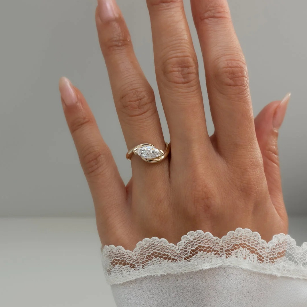 Marquise cut ring - Imagen 2