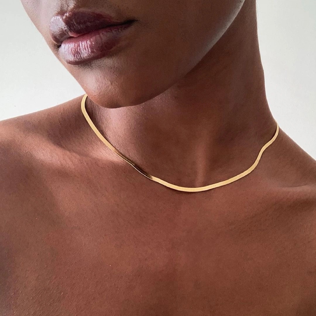 Herringbone choker - Imagen 2